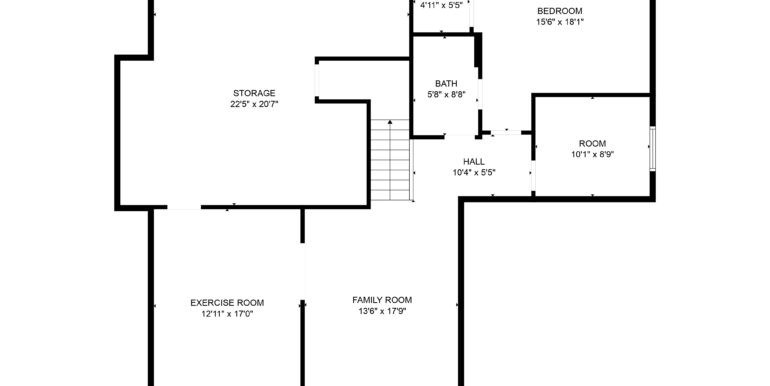 2D Floor Plan for 497 West Rutherford Street