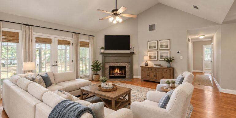 Virtually Staged Great Room