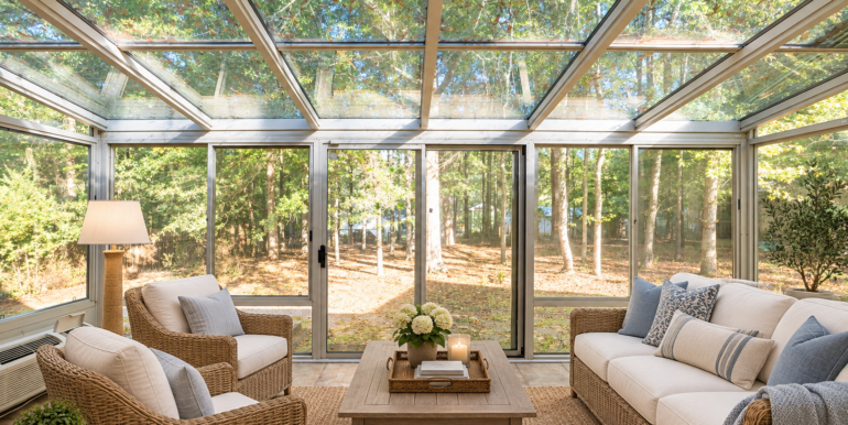 Virtually Staged Sunroom